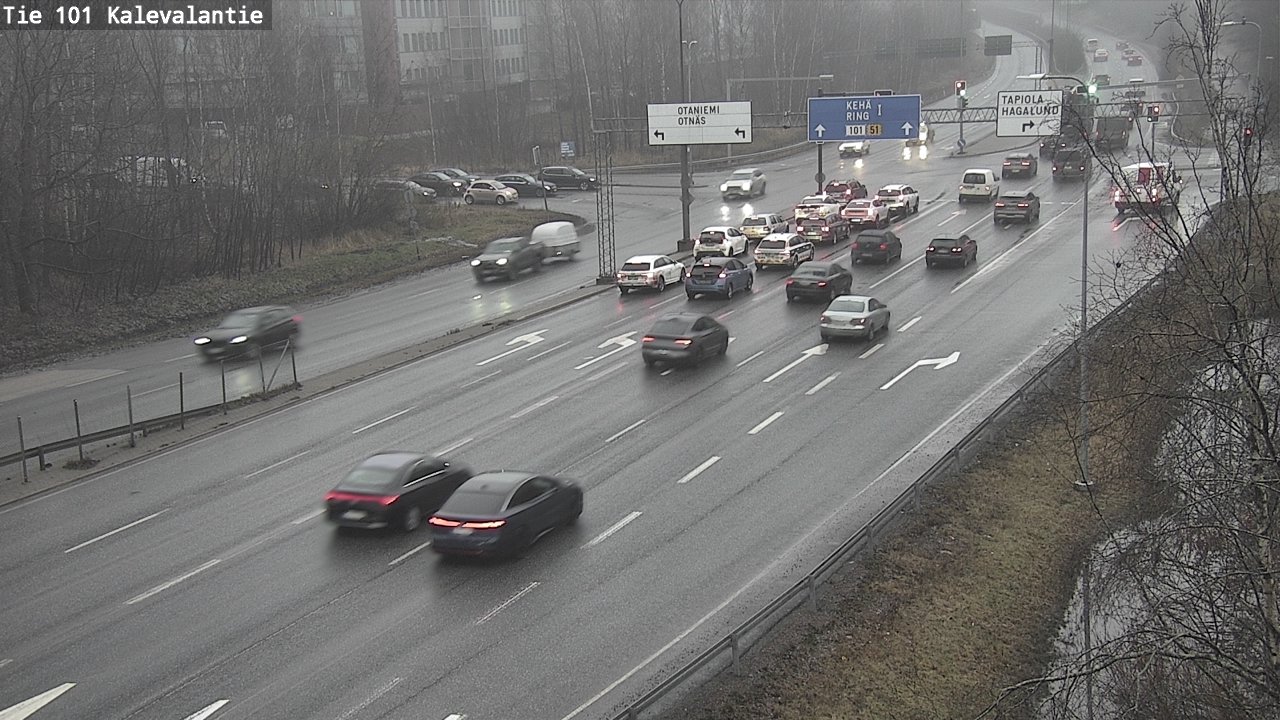 Kelikamerat Kuva Tie 101 Kalevalantie, Espoo, Uusimaa