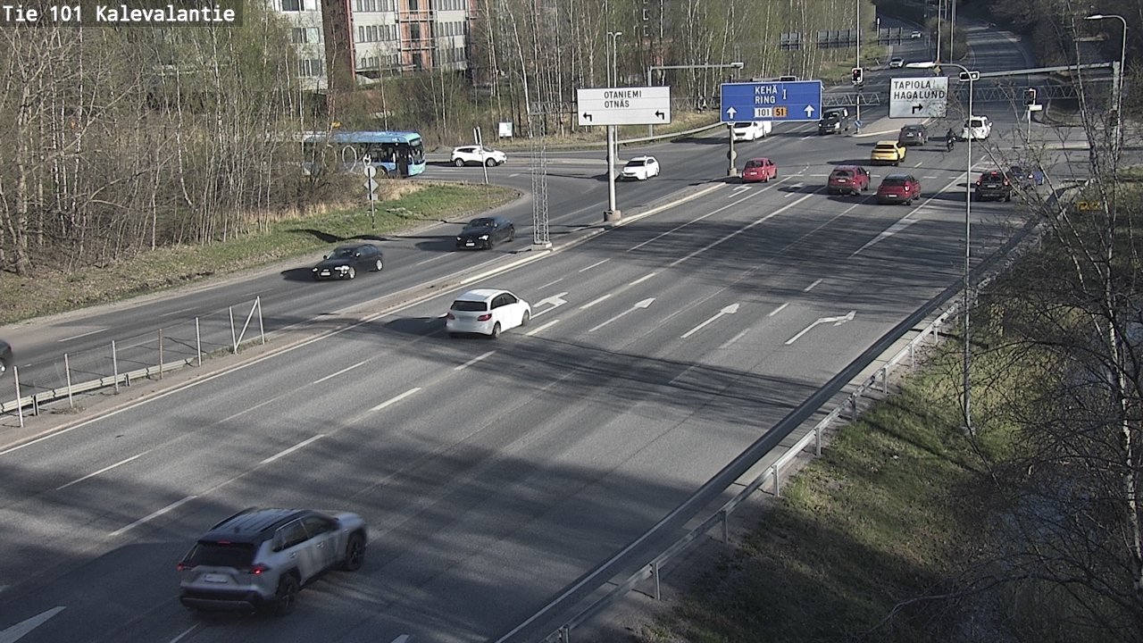 Kelikamerat Kuva Tie 101 Kalevalantie, Espoo, Uusimaa