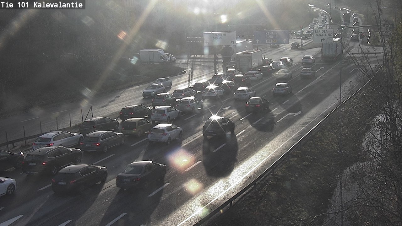 Kelikamerat Kuva Tie 101 Kalevalantie, Espoo, Uusimaa