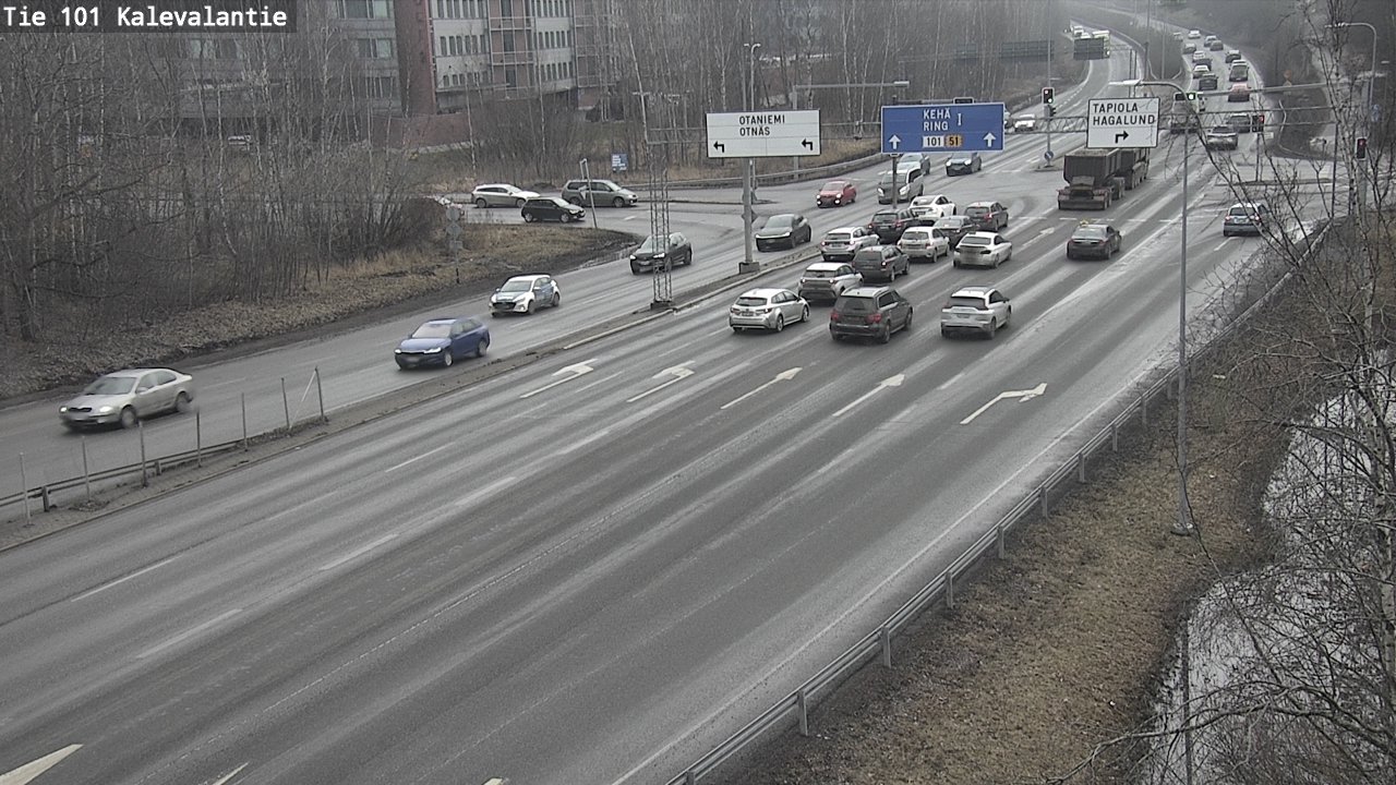 Kelikamerat Kuva Tie 101 Kalevalantie, Espoo, Uusimaa