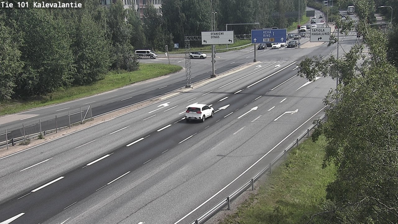 Kelikamerat Kuva Tie 101 Kalevalantie, Espoo, Uusimaa