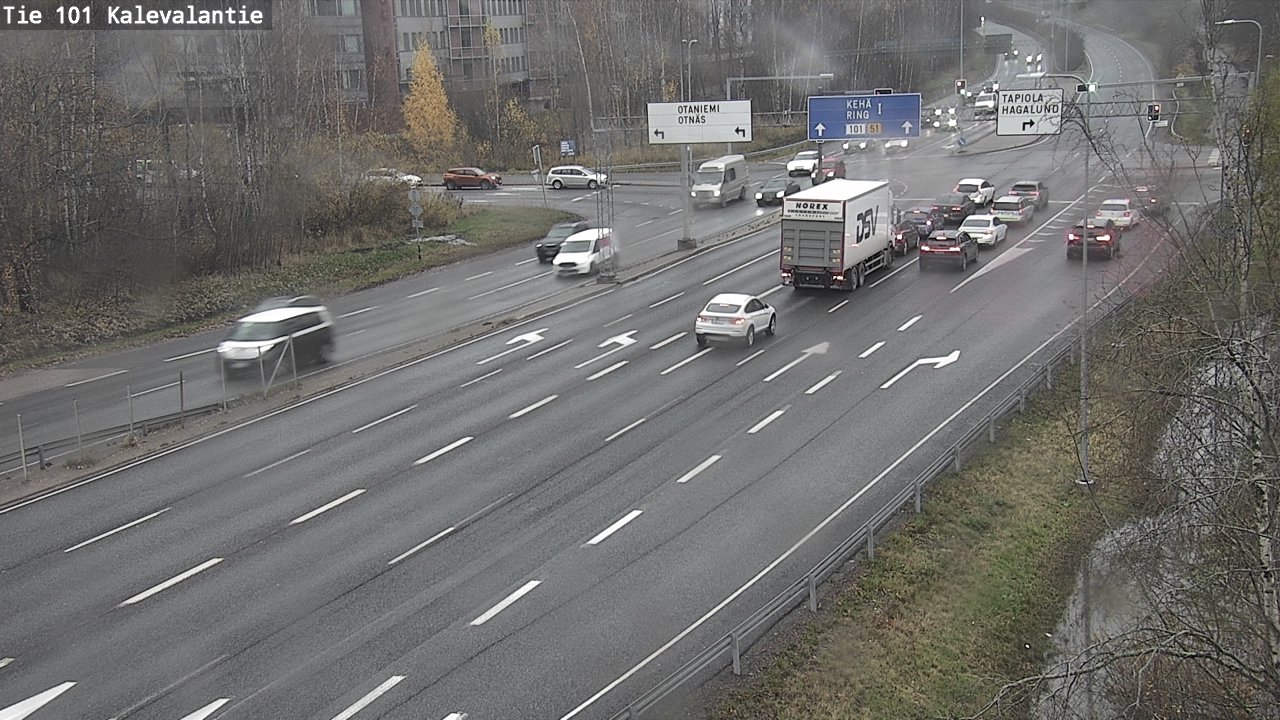 Kelikamerat Kuva Tie 101 Kalevalantie, Espoo, Uusimaa