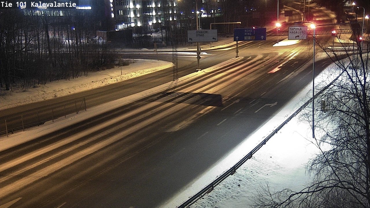 Kelikamerat Kuva Tie 101 Kalevalantie, Espoo, Uusimaa