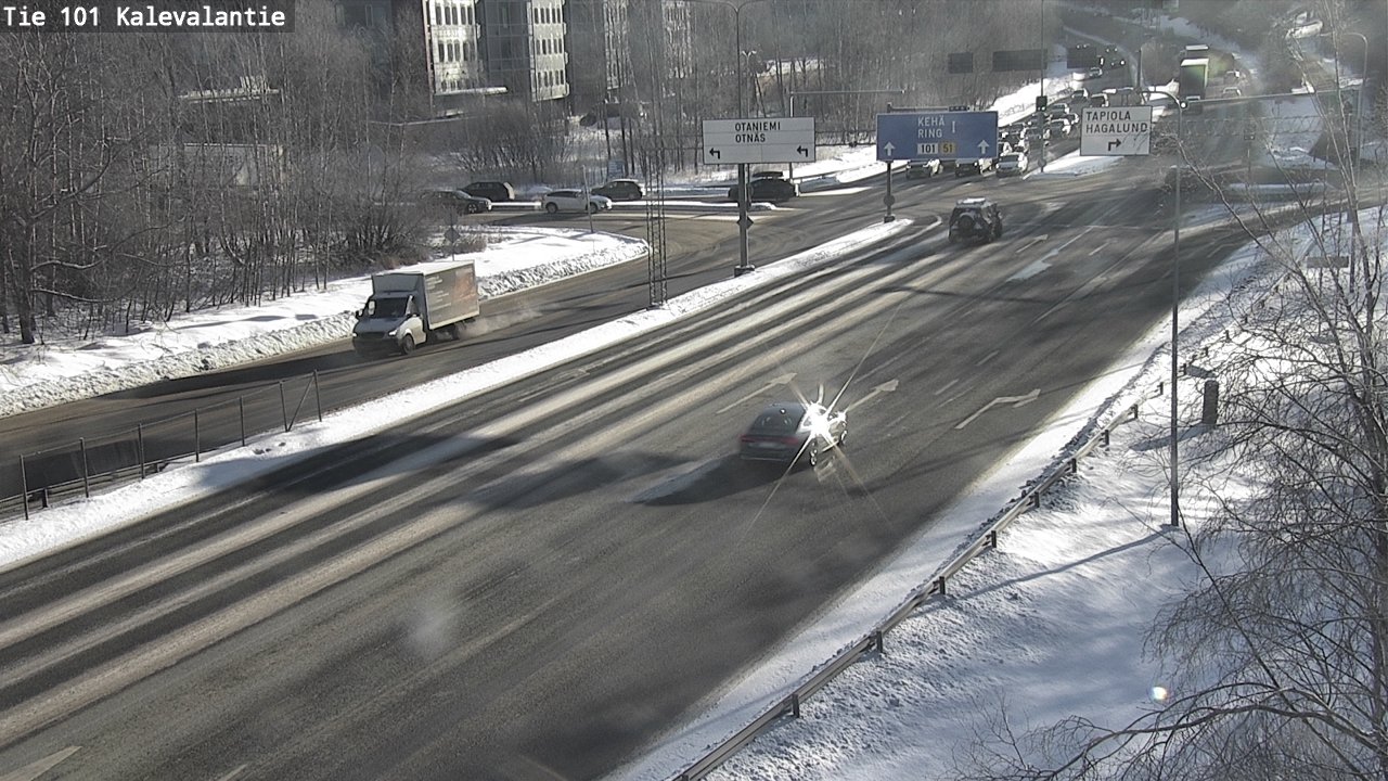 Kelikamerat Kuva Tie 101 Kalevalantie, Espoo, Uusimaa