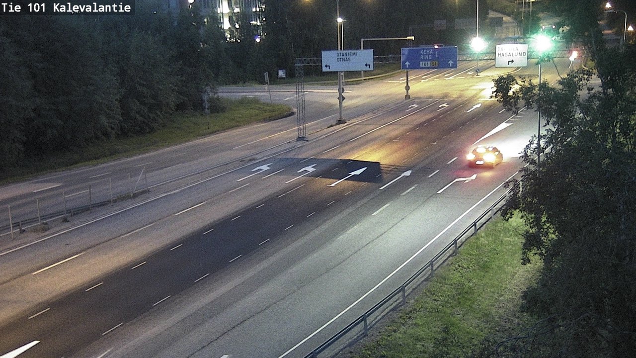 Kelikamerat Kuva Tie 101 Kalevalantie, Espoo, Uusimaa