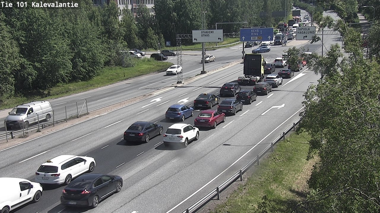 Kelikamerat Kuva Tie 101 Kalevalantie, Espoo, Uusimaa