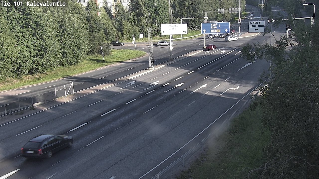 Kelikamerat Kuva Tie 101 Kalevalantie, Espoo, Uusimaa