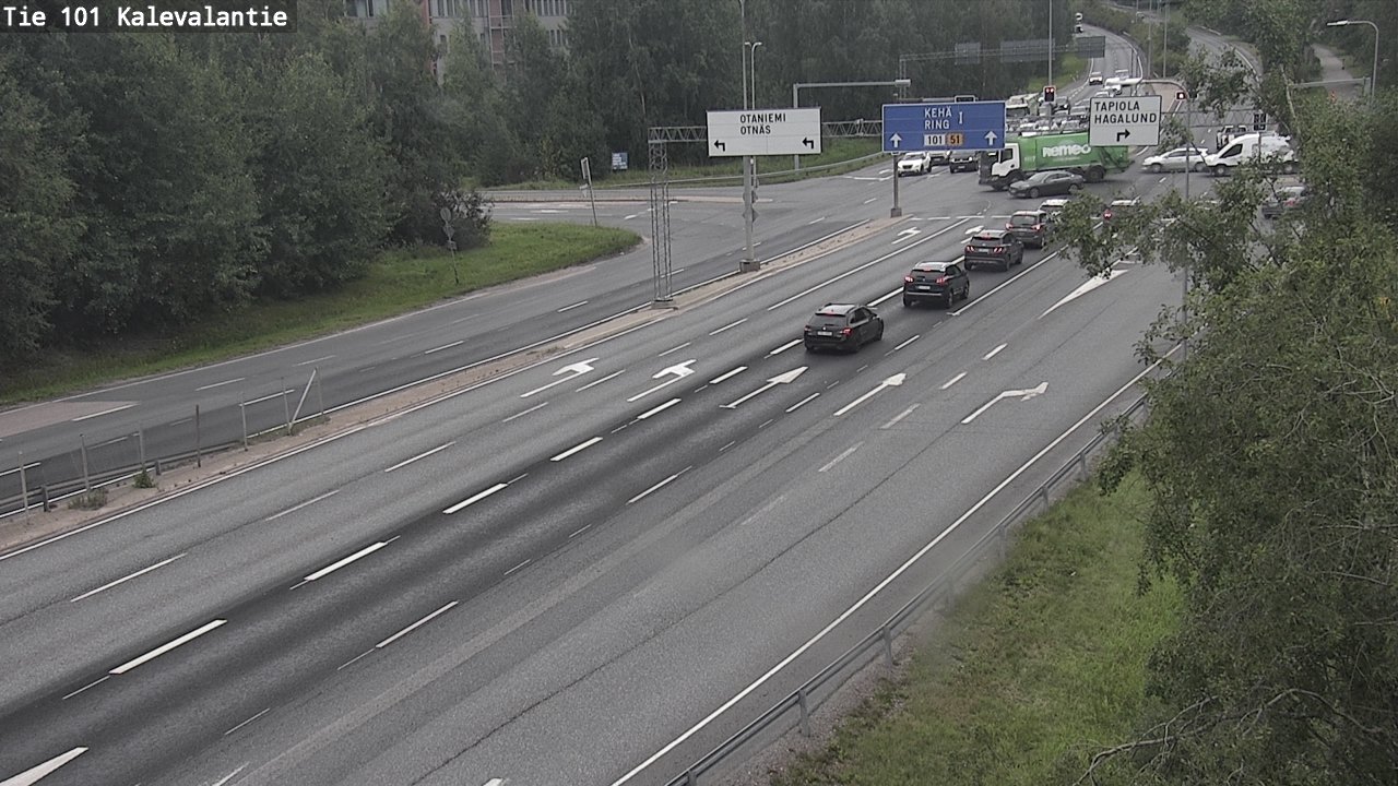 Kelikamerat Kuva Tie 101 Kalevalantie, Espoo, Uusimaa