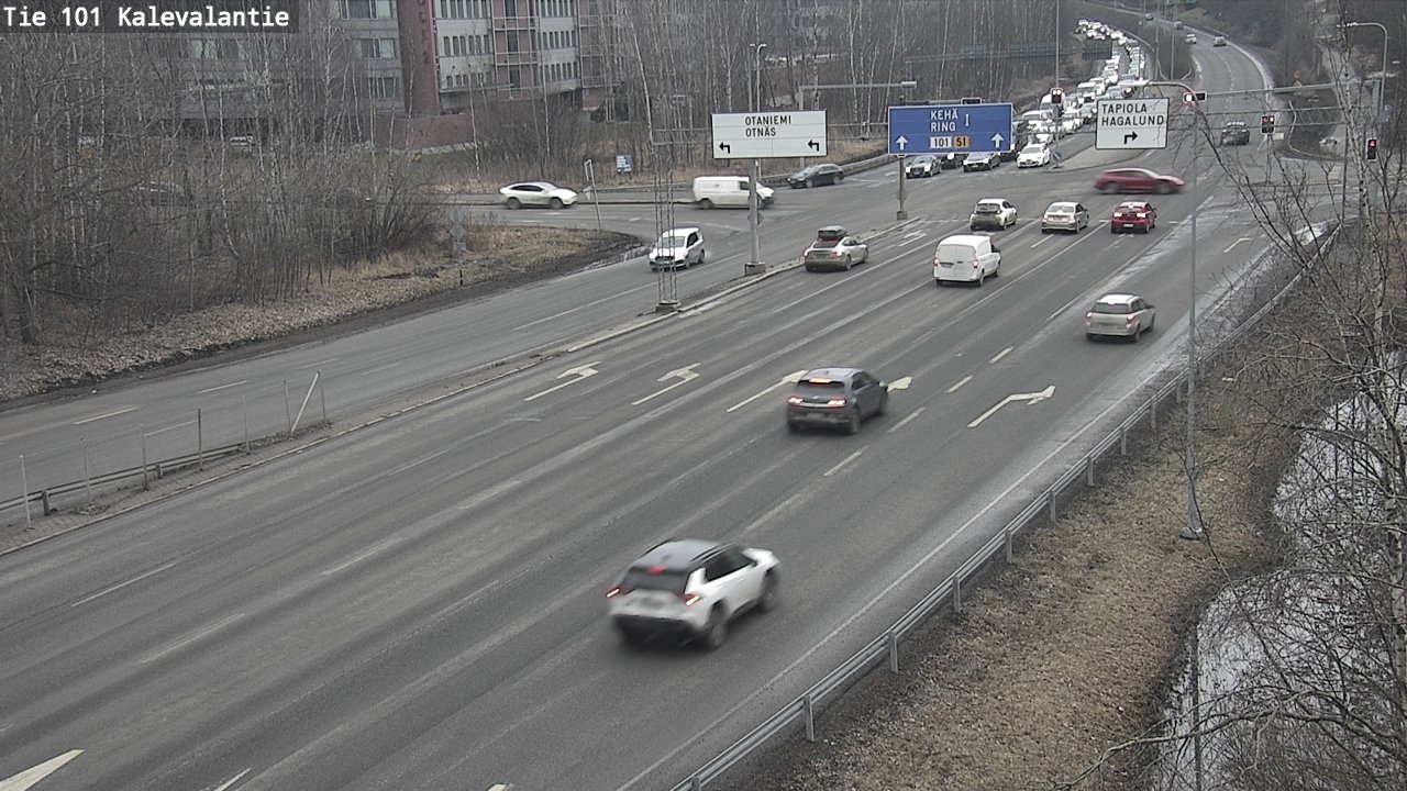 Kelikamerat Kuva Tie 101 Kalevalantie, Espoo, Uusimaa