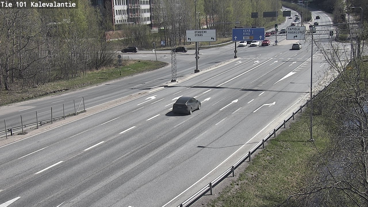 Kelikamerat Kuva Tie 101 Kalevalantie, Espoo, Uusimaa