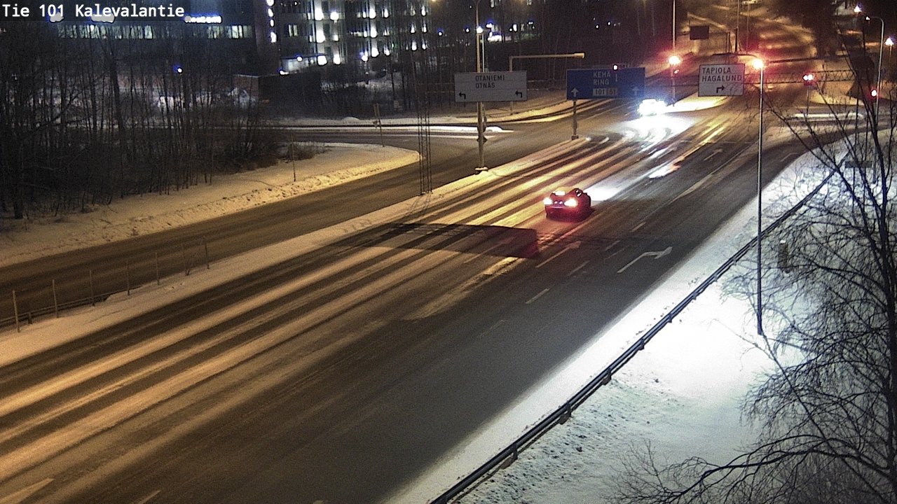 Kelikamerat Kuva Tie 101 Kalevalantie, Espoo, Uusimaa