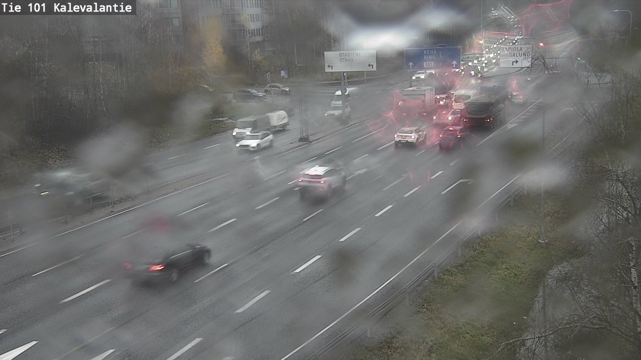 Kelikamerat Kuva Tie 101 Kalevalantie, Espoo, Uusimaa