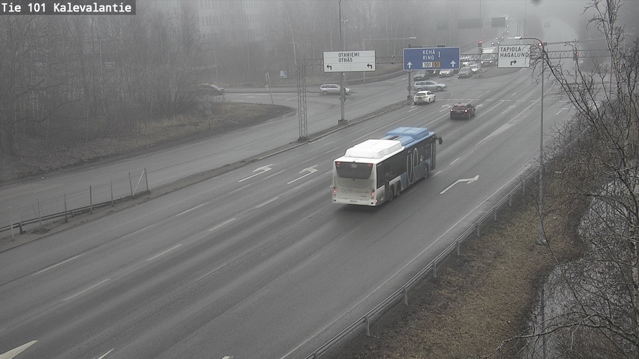 Kelikamerat Kuva Tie 101 Kalevalantie, Espoo, Uusimaa