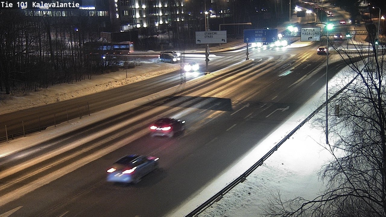 Kelikamerat Kuva Tie 101 Kalevalantie, Espoo, Uusimaa