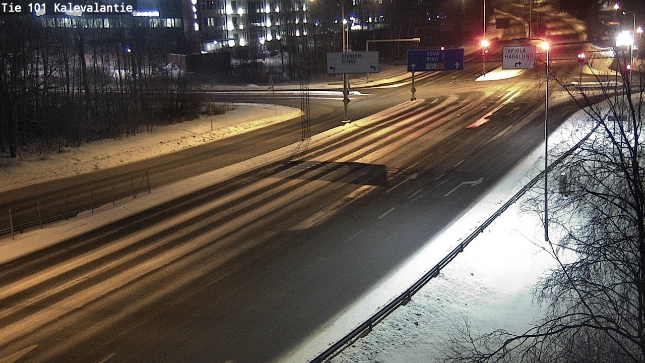 Kelikamerat Kuva Tie 101 Kalevalantie, Espoo, Uusimaa