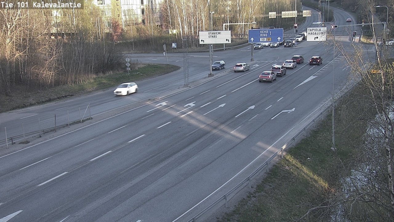 Kelikamerat Kuva Tie 101 Kalevalantie, Espoo, Uusimaa