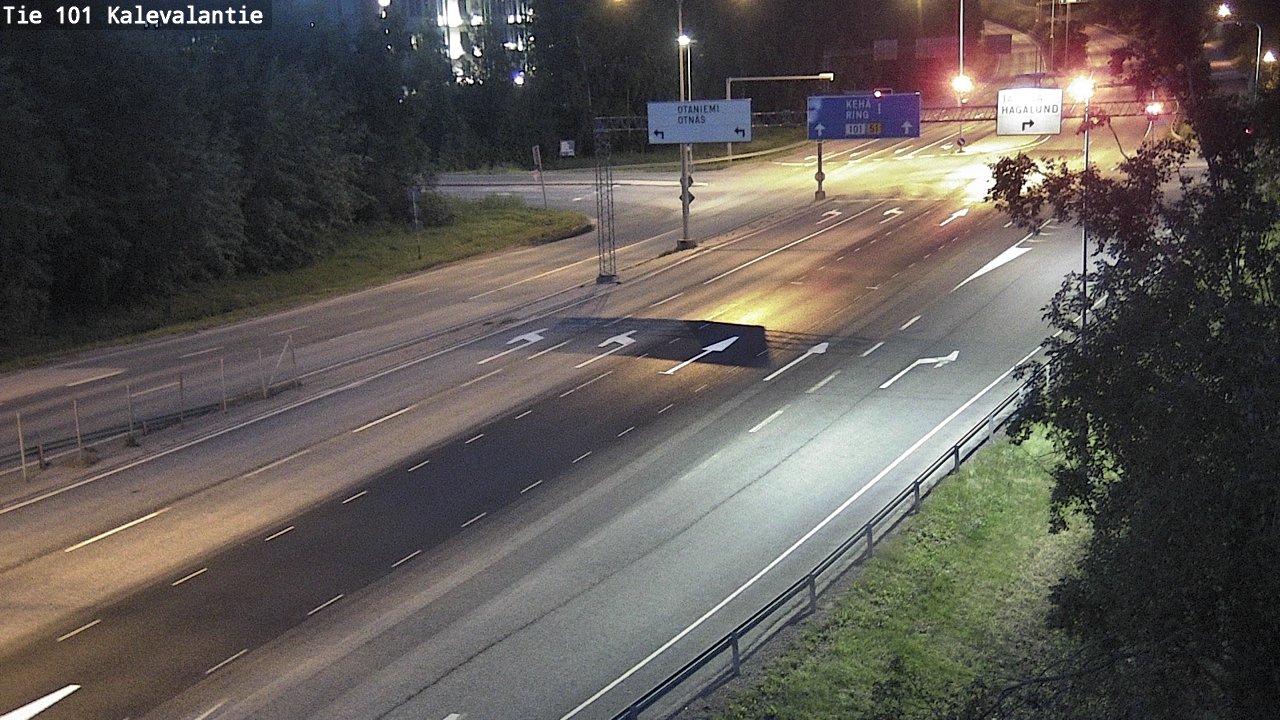 Kelikamerat Kuva Tie 101 Kalevalantie, Espoo, Uusimaa