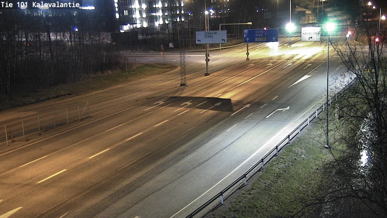 Kelikamerat Kuva Tie 101 Kalevalantie, Espoo, Uusimaa