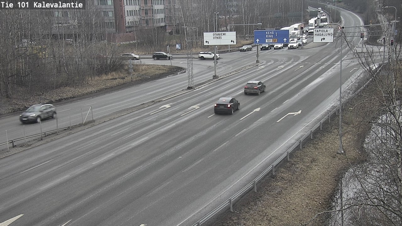 Kelikamerat Kuva Tie 101 Kalevalantie, Espoo, Uusimaa