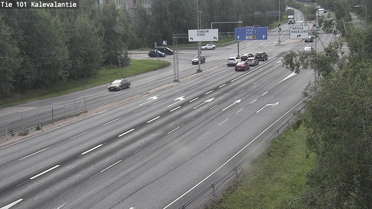 Kelikamerat Kuva Tie 101 Kalevalantie, Espoo, Uusimaa