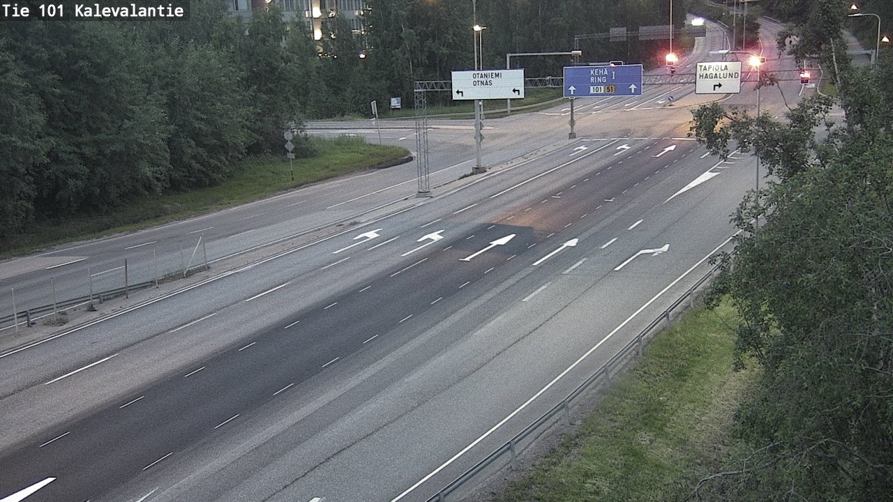 Kelikamerat Kuva Tie 101 Kalevalantie, Espoo, Uusimaa