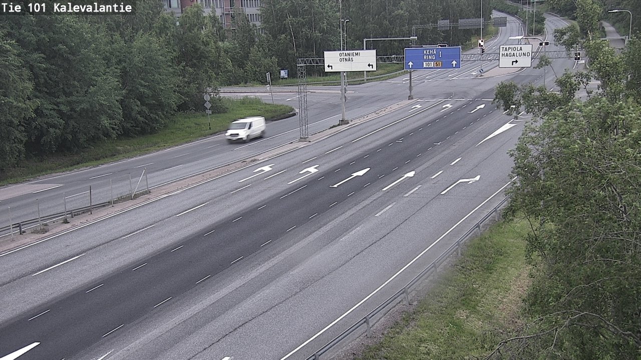 Kelikamerat Kuva Tie 101 Kalevalantie, Espoo, Uusimaa