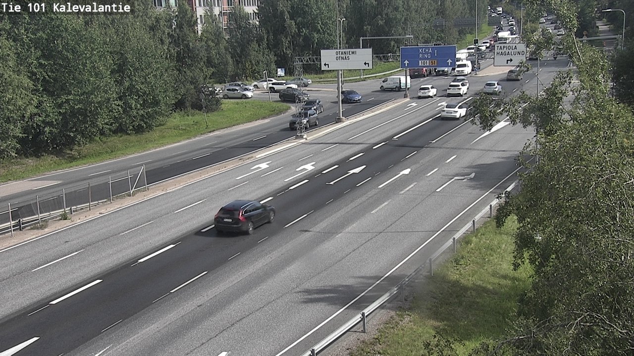 Kelikamerat Kuva Tie 101 Kalevalantie, Espoo, Uusimaa