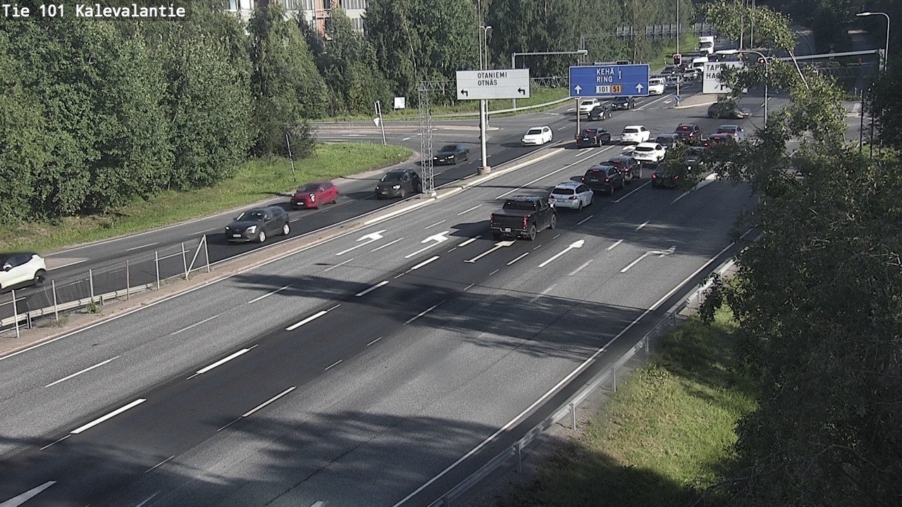 Kelikamerat Kuva Tie 101 Kalevalantie, Espoo, Uusimaa