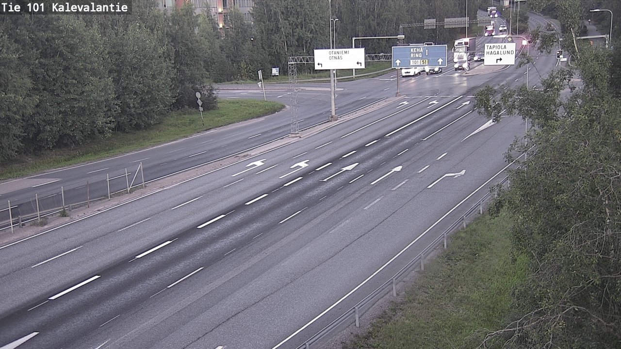 Kelikamerat Kuva Tie 101 Kalevalantie, Espoo, Uusimaa