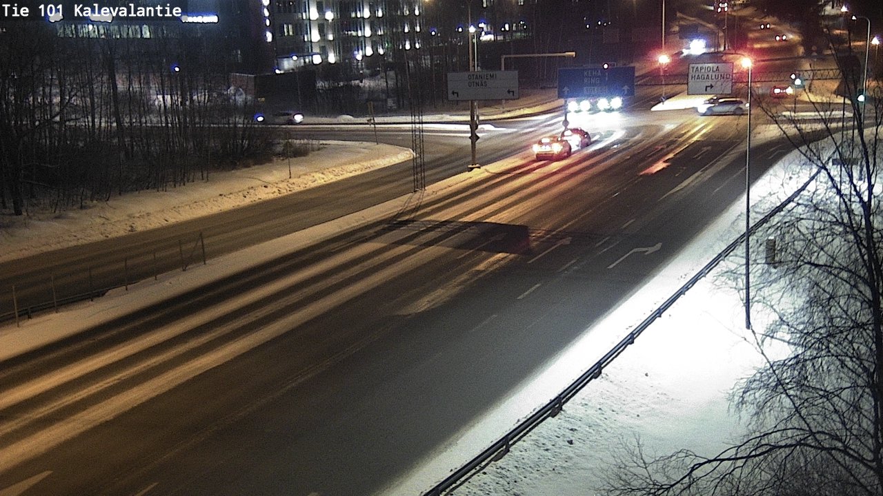 Kelikamerat Kuva Tie 101 Kalevalantie, Espoo, Uusimaa