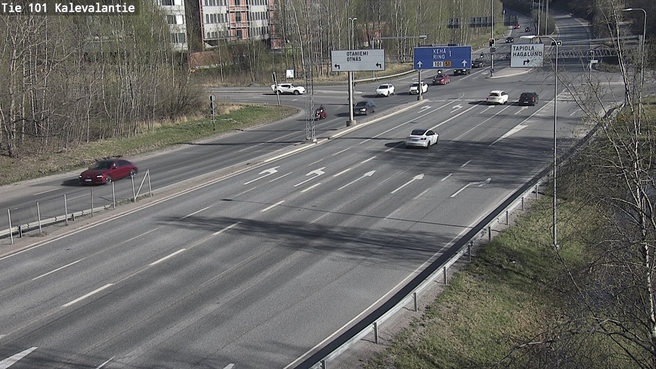 Kelikamerat Kuva Tie 101 Kalevalantie, Espoo, Uusimaa