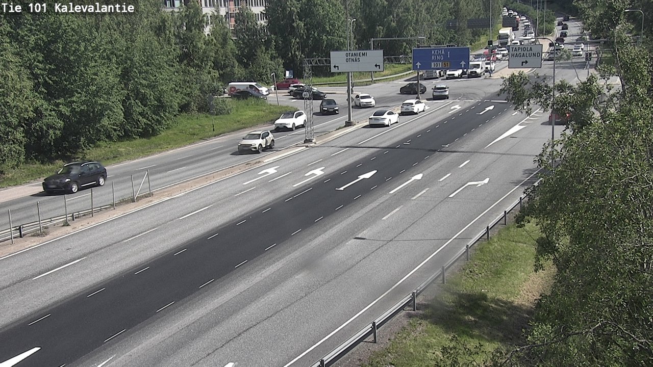 Kelikamerat Kuva Tie 101 Kalevalantie, Espoo, Uusimaa