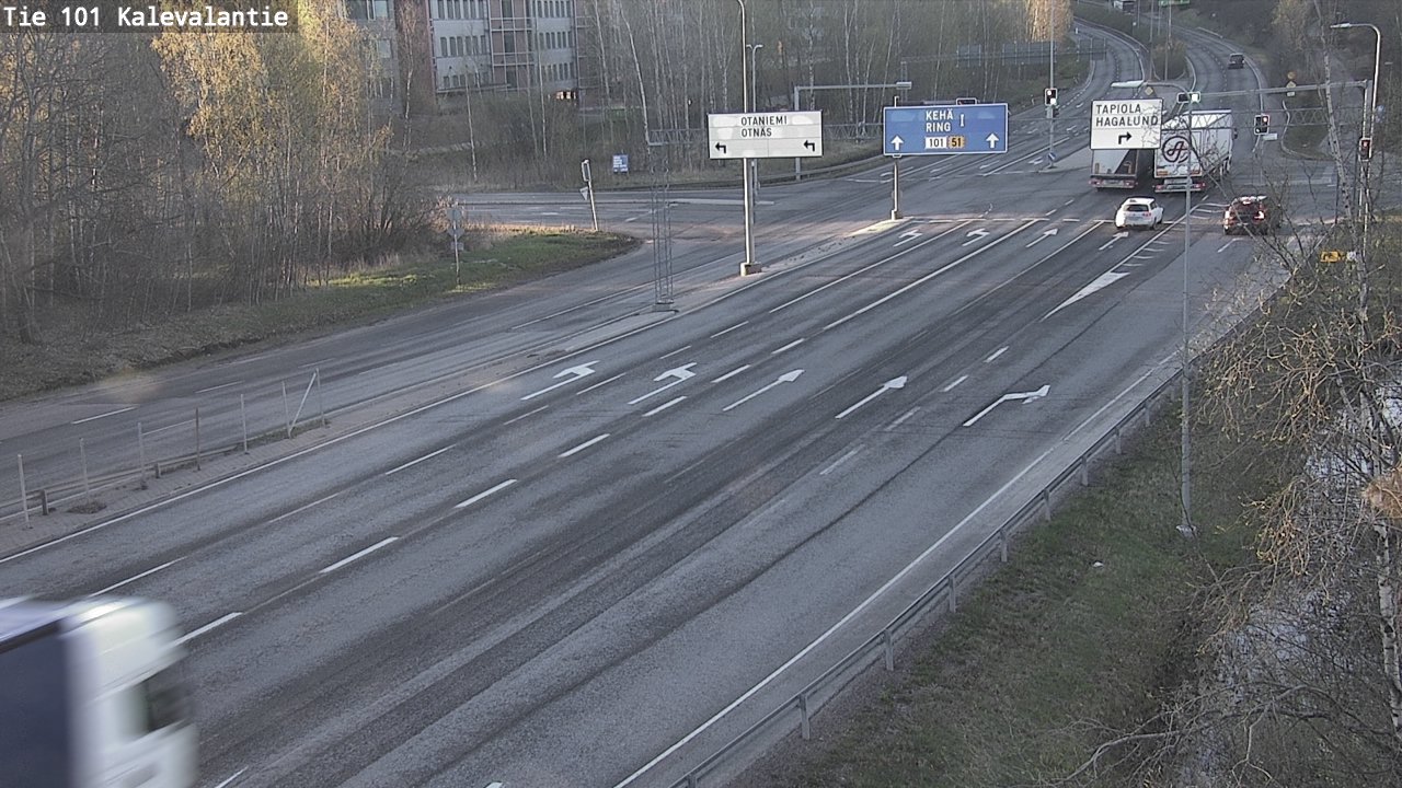 Kelikamerat Kuva Tie 101 Kalevalantie, Espoo, Uusimaa