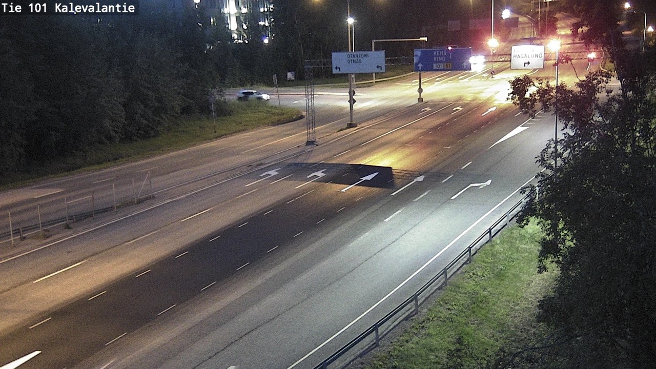 Kelikamerat Kuva Tie 101 Kalevalantie, Espoo, Uusimaa