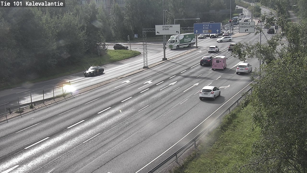 Kelikamerat Kuva Tie 101 Kalevalantie, Espoo, Uusimaa
