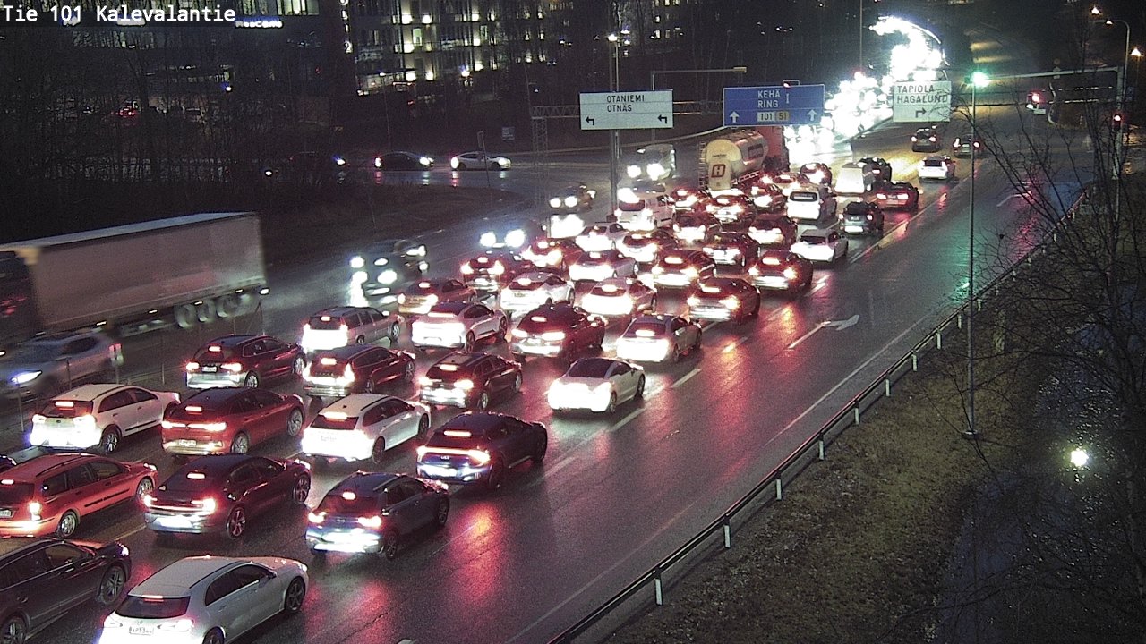 Kelikamerat Kuva Tie 101 Kalevalantie, Espoo, Uusimaa