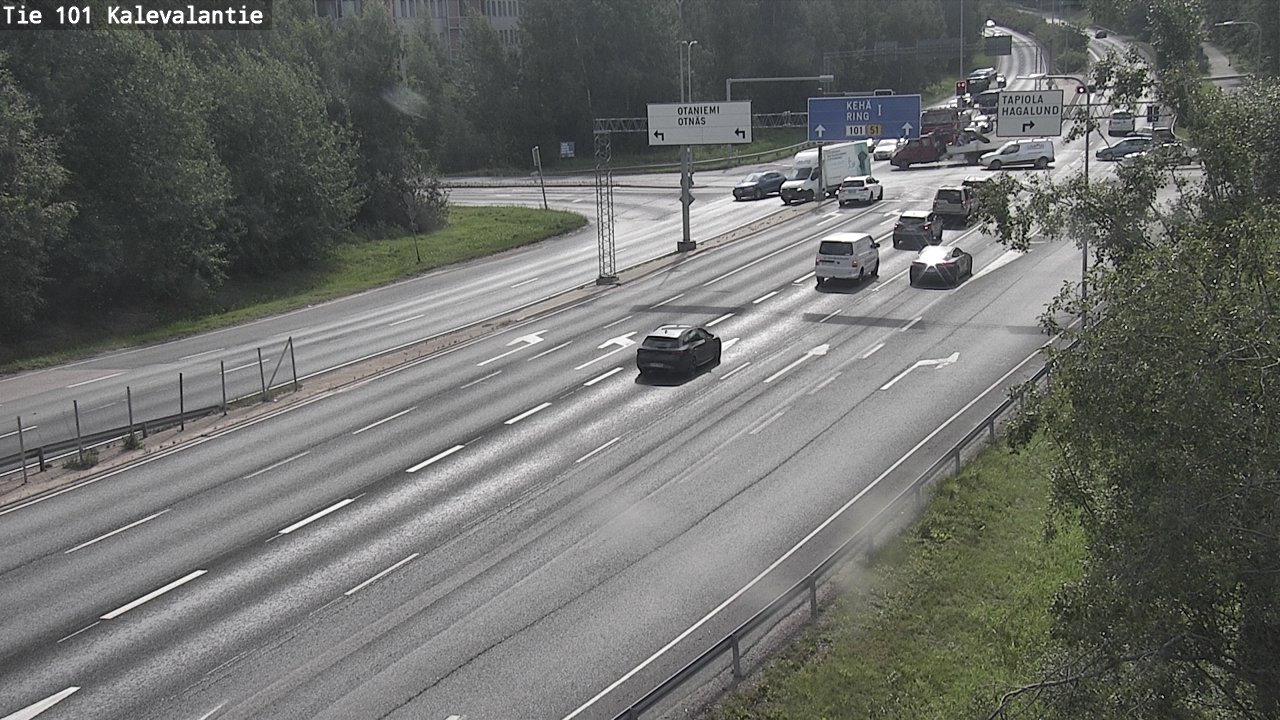 Kelikamerat Kuva Tie 101 Kalevalantie, Espoo, Uusimaa