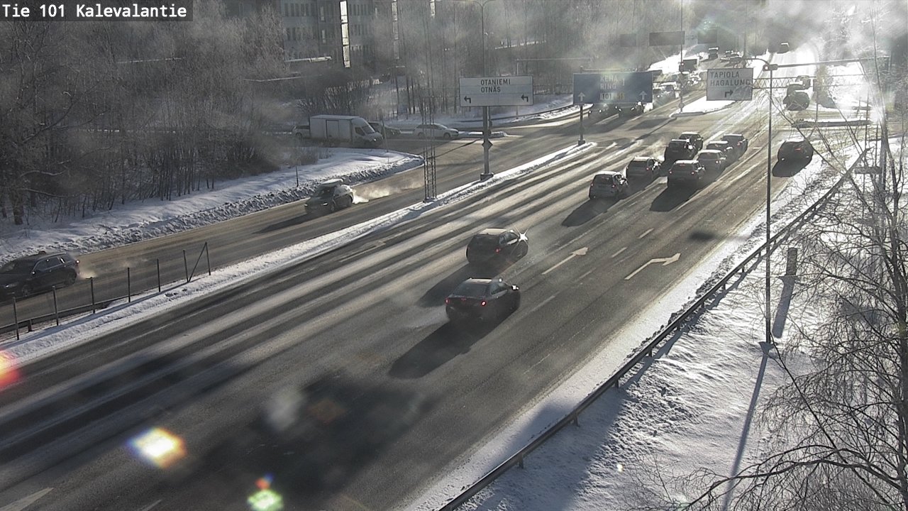 Kelikamerat Kuva Tie 101 Kalevalantie, Espoo, Uusimaa