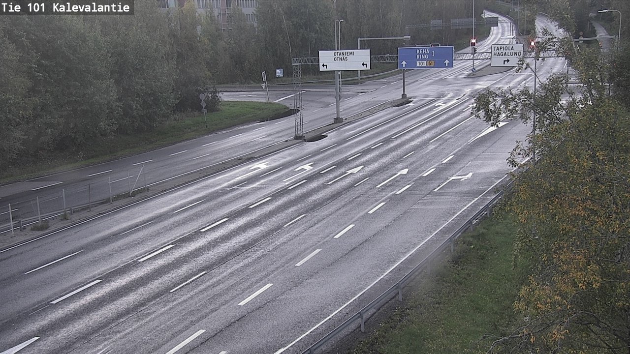 Kelikamerat Kuva Tie 101 Kalevalantie, Espoo, Uusimaa
