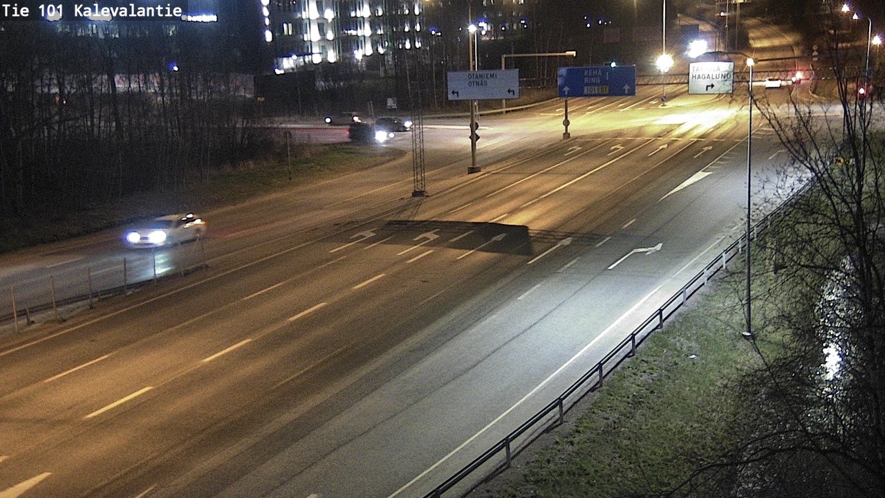 Kelikamerat Kuva Tie 101 Kalevalantie, Espoo, Uusimaa