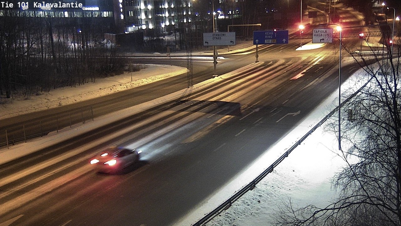 Kelikamerat Kuva Tie 101 Kalevalantie, Espoo, Uusimaa