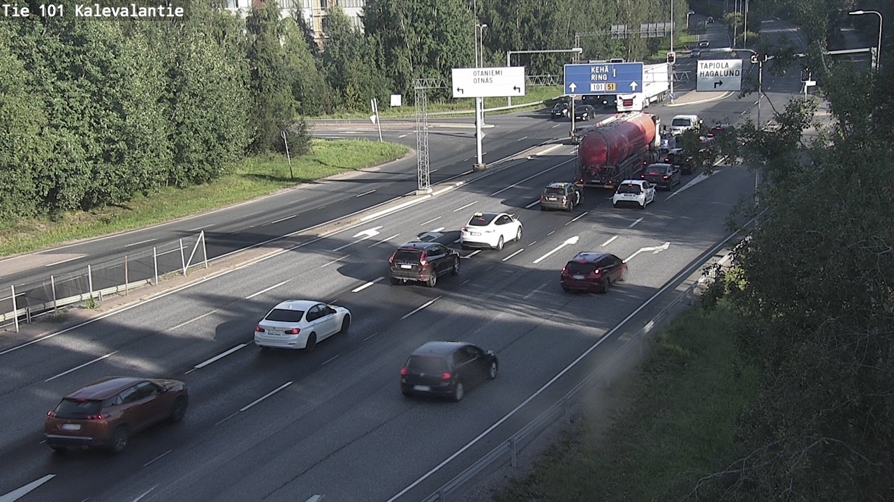 Kelikamerat Kuva Tie 101 Kalevalantie, Espoo, Uusimaa