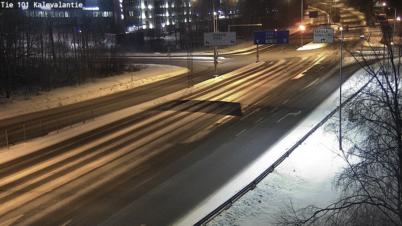 Kelikamerat Kuva Tie 101 Kalevalantie, Espoo, Uusimaa