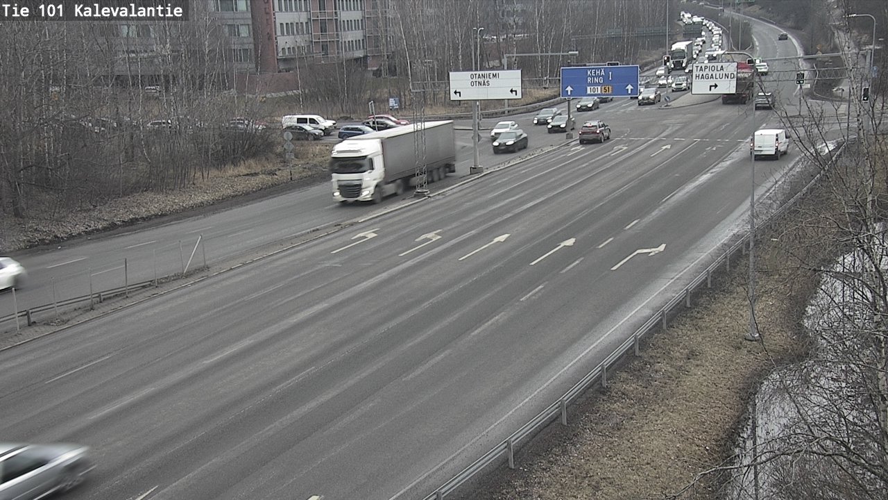 Kelikamerat Kuva Tie 101 Kalevalantie, Espoo, Uusimaa