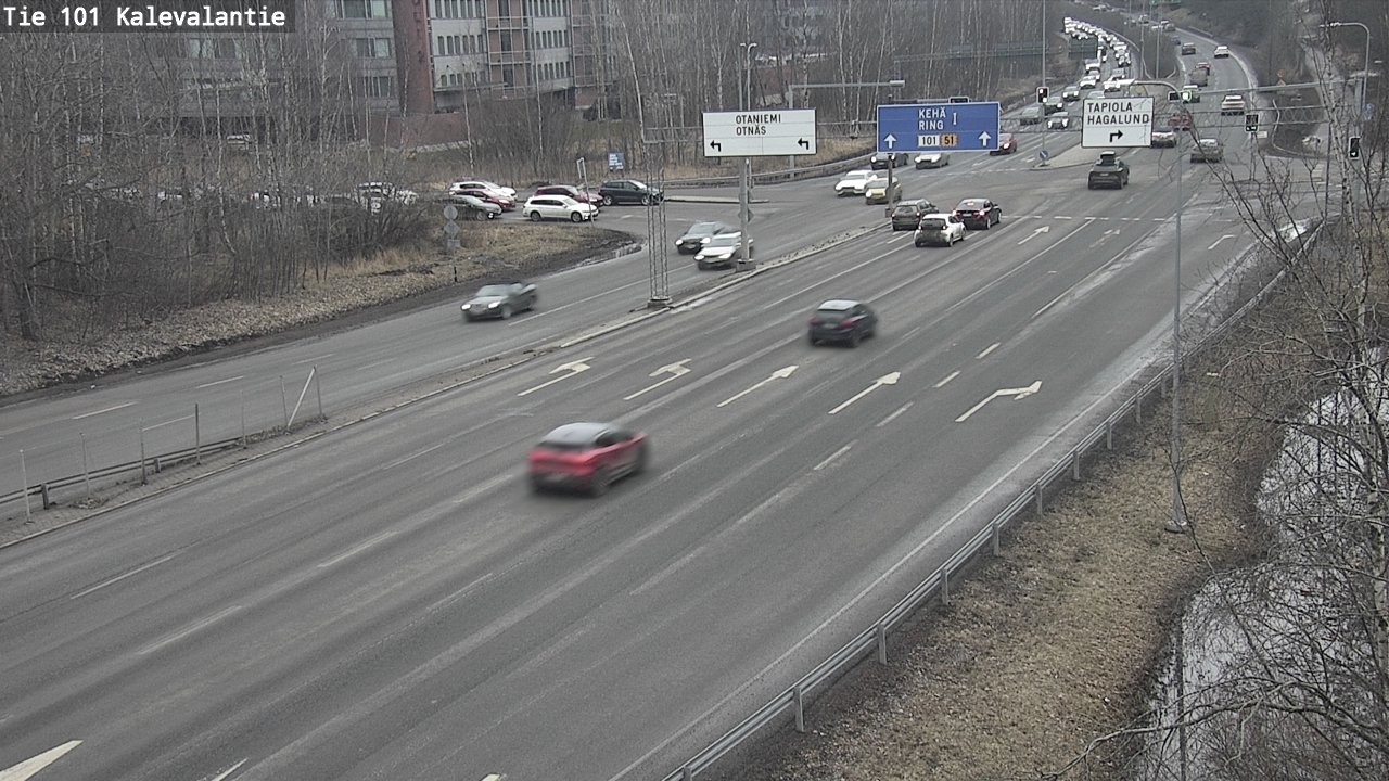 Kelikamerat Kuva Tie 101 Kalevalantie, Espoo, Uusimaa