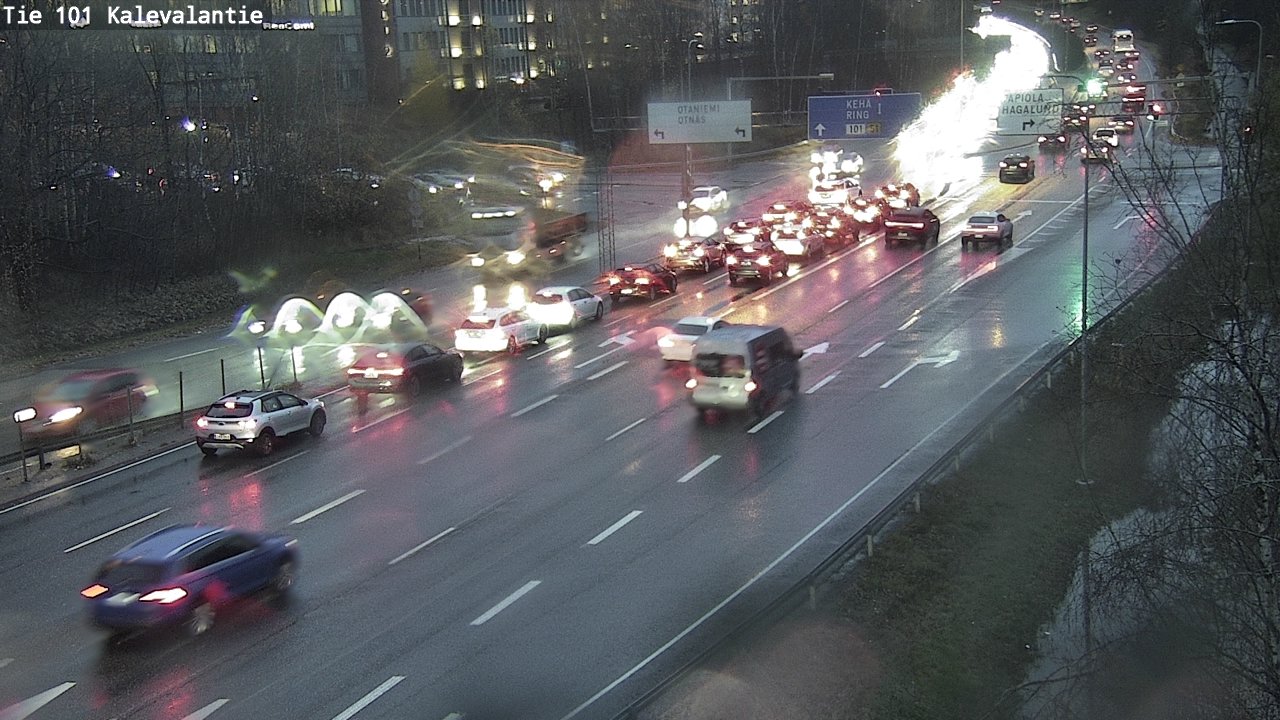 Kelikamerat Kuva Tie 101 Kalevalantie, Espoo, Uusimaa