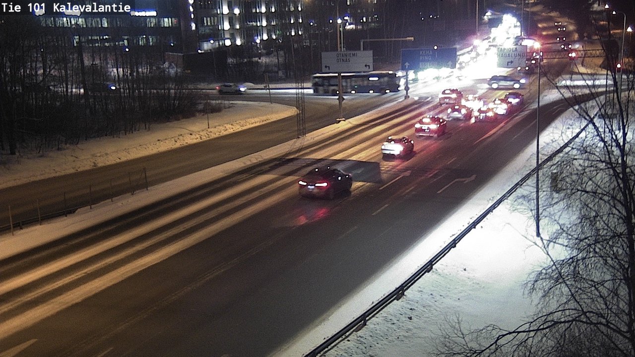 Kelikamerat Kuva Tie 101 Kalevalantie, Espoo, Uusimaa