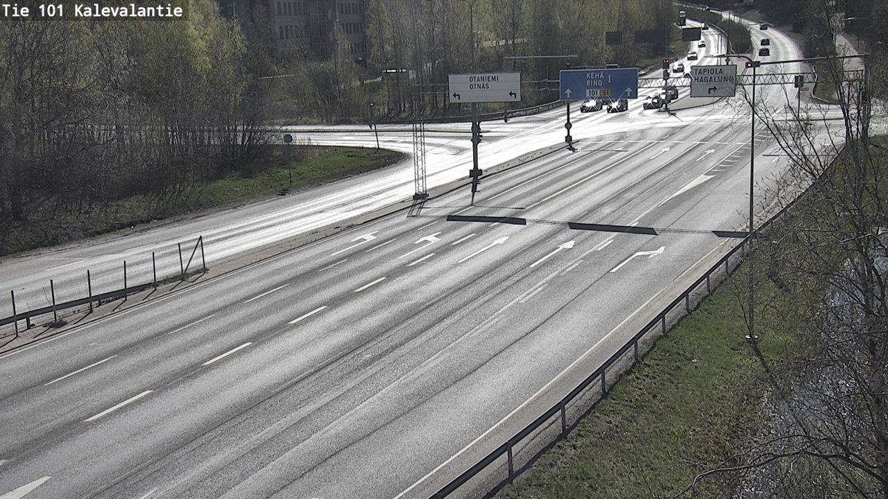 Kelikamerat Kuva Tie 101 Kalevalantie, Espoo, Uusimaa