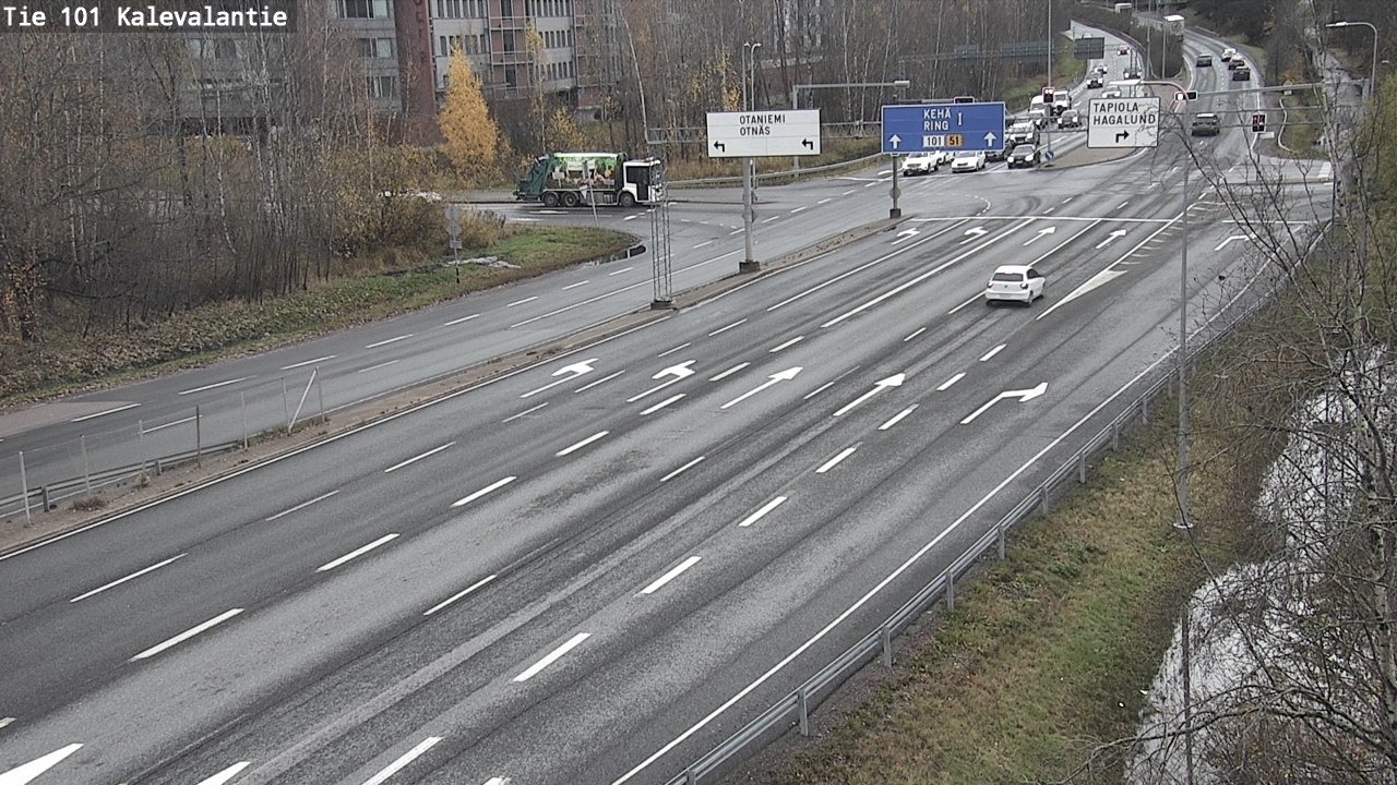 Kelikamerat Kuva Tie 101 Kalevalantie, Espoo, Uusimaa