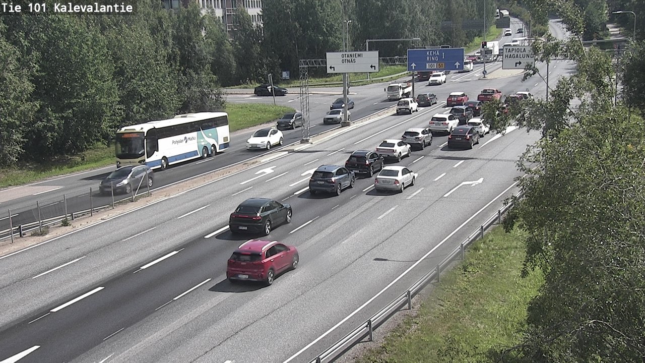 Kelikamerat Kuva Tie 101 Kalevalantie, Espoo, Uusimaa